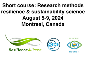 Short course on research methods for resilience and sustainability science
